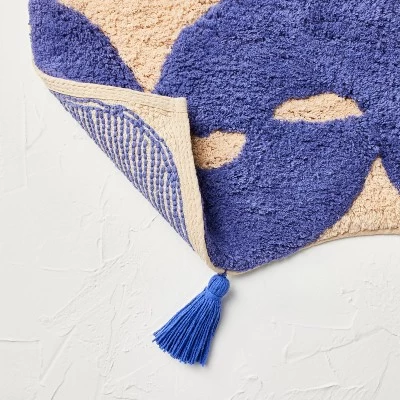 Concentric Wave Blue Bath Rug Blue - Opalhouse™ Designed With Jungalow™ - Image 2