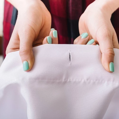 Oris Eddu Tropical Landscape Shower Curtain Red - Deny Designs - Image 3