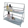 2 Tier Diamond Vanity Tower Chrome - Elle Décor