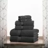 Premium Cotton 800 GSM Heavyweight Plush Luxury 6 Piece Bathroom Towel Set By Blue Nile Mills