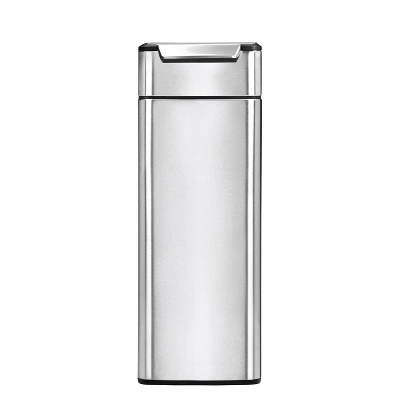 Simplehuman 40L Slim Touch Bar Trash Can Brushed Stainless Steel - Image 2