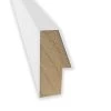 29" X 23" Non-Beveled Lucie Wood Bathroom Wall Mirror White - Amanti Art