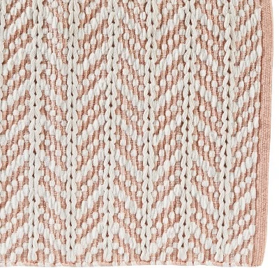 20"x30" Pastel Petals Bath Rug Blush - Saturday Knight Ltd.