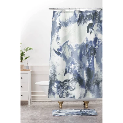 Jacqueline Maldonado Mist Bath Rugs And Mats Gray 24" X 36" - Deny Designs - Image 3