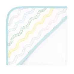 Luvable Friends Baby Unisex Cotton Terry Hooded Towels, Basic Elephant, One Size