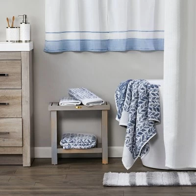 Distressed Leaves Bath Towel - SKL Home - Image 6