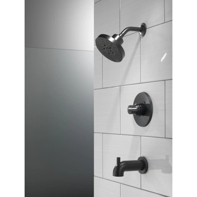Universal Showering Components H2Okinetic 5-Setting Contemporary Raincan Shower Head - Image 2