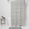 Striped Shower Curtain Black/White - Threshold™