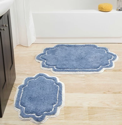 Allure Collection Cotton Tufted Set Of 2 Bath Rug Set - Home Weavers - Image 4