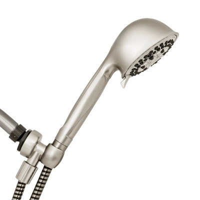 7 Mode Power Pulse Hand Held Single Shower Head Brushed Nickel - Waterpik - Image 5