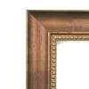 Amanti Art Manhattan Bronze Narrow Petite Bevel Wood Bathroom Wall Mirror 28 X 22 In.