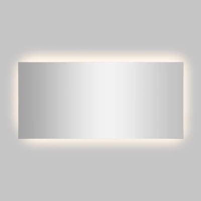 Nora Rectangular Frameless Anti-Fog Aluminum Back-lit Tri-color LED Bathroom Vanity Mirror With Smart Touch Control