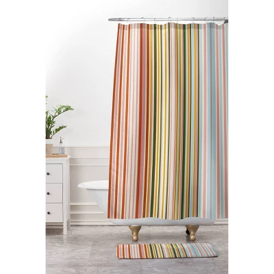 Magical Stripes Memory Foam Bath Mat - Deny Designs
