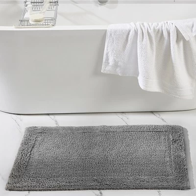 Edge Collection 100% Cotton Tufted Reversible 3 Piece Bath Rug Set - Better Trends - Image 3