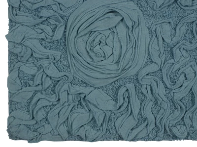 Bell Flower Collection Cotton Floral Pattern Tufted Bath Rug Set Pack Of 4 - Home Weavers - Image 2