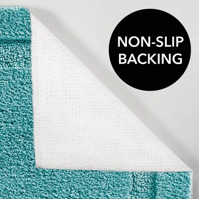 MDesign Soft Microfiber Non-Slip Spa Mat Rug, 34" X 21" - Image 3