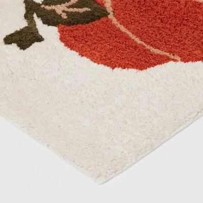 20"x30" Pumpkin Bath Rug Cream - Threshold™ - Image 2