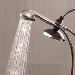 6+6 Power Pulse Dual Shower Head Brushed Nickel - Waterpik