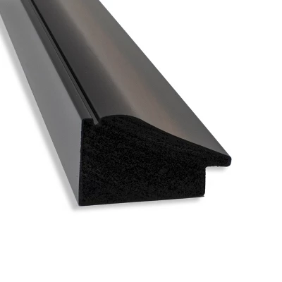 Amanti Art Yale Walnut Petite Bevel Bathroom Wall Mirror 27.5 X 21.5 In. - Image 2