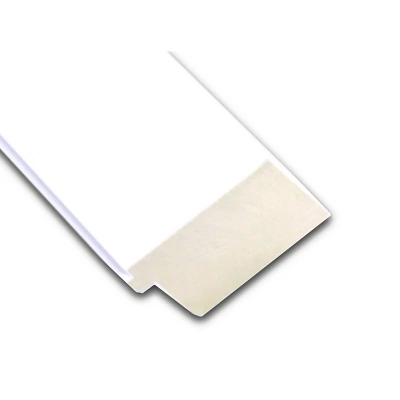 43" X 32" Non-Beveled Corvino Wood Bathroom Wall Mirror White - Amanti Art