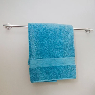 24" Geneva Contemporary Towel Bar Satin Nickel - Design House