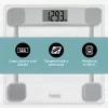 Clear Glass Weight Scale Silver - Thinner