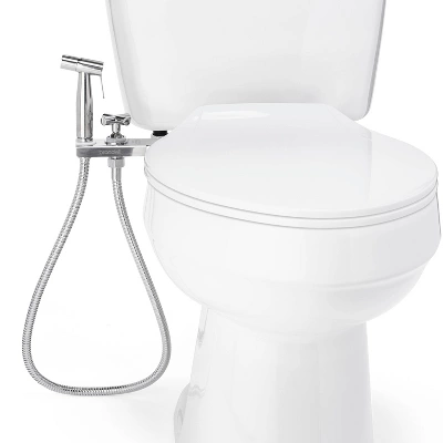 CleanSpa Luxury Hand-Held Bidet Sprayer And Holster With Integrated Shut Off Silver - Brondell