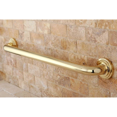 18" Milano Decorative Grab Bar Polished Brass - Kingston Brass - Image 2