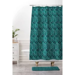 Holli Zollinger Maisey Bath Mat Green - Deny Designs