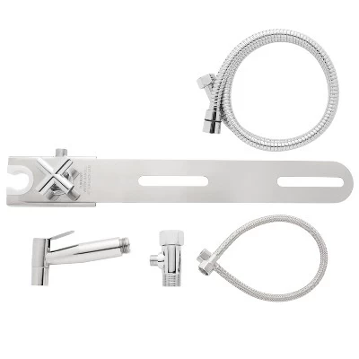 CleanSpa Luxury Hand-Held Bidet Sprayer And Holster With Integrated Shut Off Silver - Brondell - Image 3