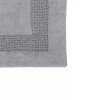 Extremely Absorbent Cotton Bath Rug 24" X 40" Silver By Perthshire Platinum Collection