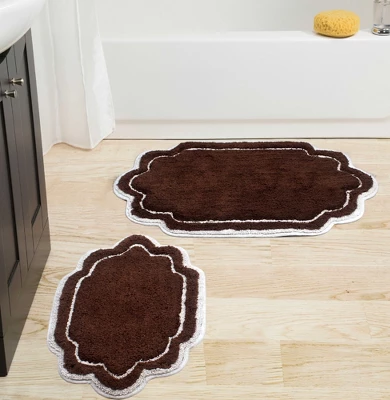 Allure Collection Cotton Tufted Set Of 2 Bath Rug Set - Home Weavers - Image 5