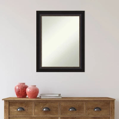 23" X 29" Non-Beveled Trio Oil Rubbed Bronze Bathroom Wall Mirror - Amanti Art - Image 5