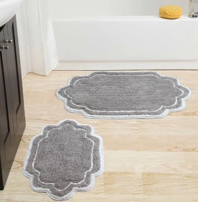 Allure Collection Cotton Tufted Set Of 2 Bath Rug Set - Home Weavers - Image 9