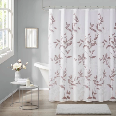 Rosalie Burnout Printed Shower Curtain - Image 5
