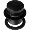 Westbrass 1.5in Tiptoe Bath Waste Drain Kit, Black