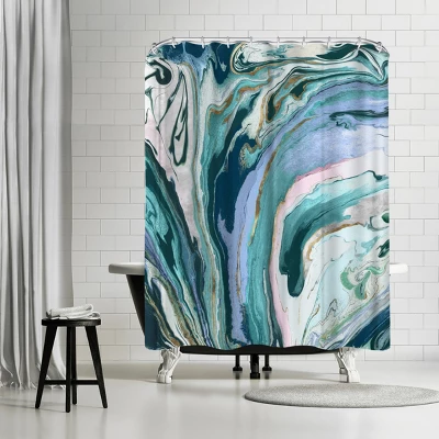 Americanflat 71" X 74" Shower Curtain Style 8 By PI Creative Art - Available In Variety Of Styles - Image 7