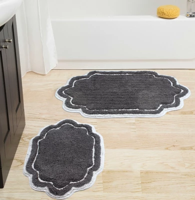 Allure Collection Cotton Tufted Set Of 2 Bath Rug Set - Home Weavers - Image 8