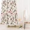 Marta Barragan Camarasa Mushroom Seasonal Shower Curtain Brown - Deny Designs