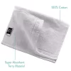 Creative Scents Fingertip Terry Towels Set Of 4 - White