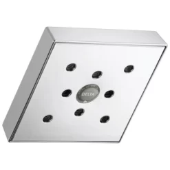 Universal Showering Components H2Okinetic Single-Setting Raincan Shower Head