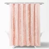 Belle Shower Curtain Blush - Lush Décor