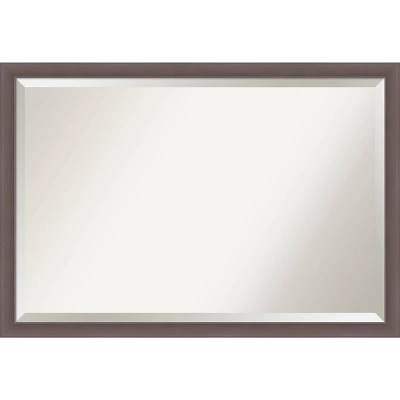 Urban Framed Bathroom Vanity Wall Mirror Pewter - Amanti Art - Image 14