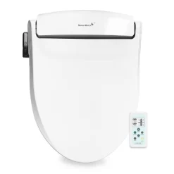 SB-1000WE Electric Bidet Toilet Seat For Elongated Toilets White - SmartBidet