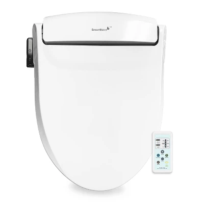 SB-1000WE Electric Bidet Toilet Seat For Elongated Toilets White - SmartBidet