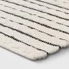 Striped Bath Rug White/Black - Opalhouse™