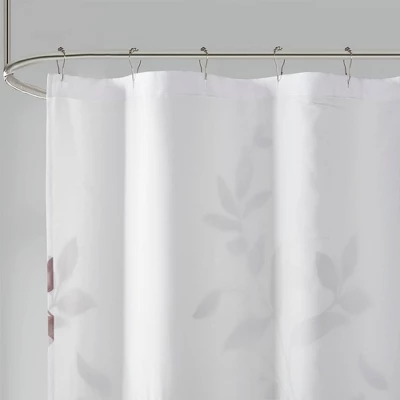 Rosalie Burnout Printed Shower Curtain - Image 2