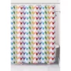 GoodGram Home Vivid Rainbow Chevron Fabric Shower Curtain - Standard Size