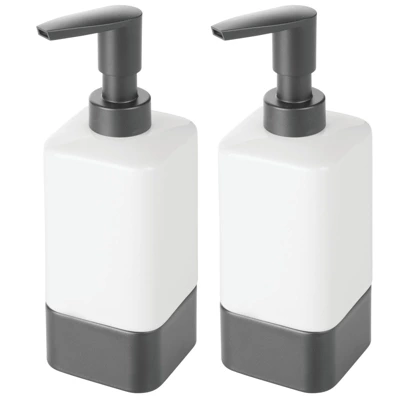 MDesign Ceramic Refillable Liquid Soap Dispenser Pump - Image 9