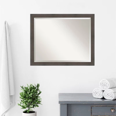 Hardwood Narrow Framed Bathroom Vanity Wall Mirror - Amanti Art - Image 6